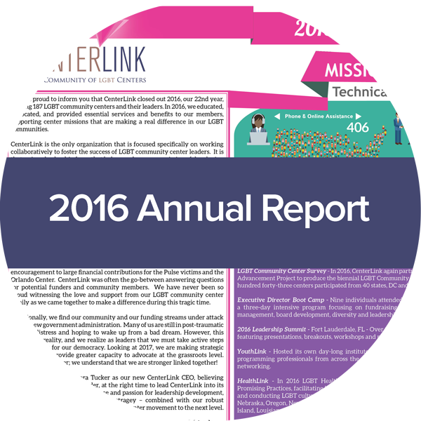 image of centerlink 2016 annual report